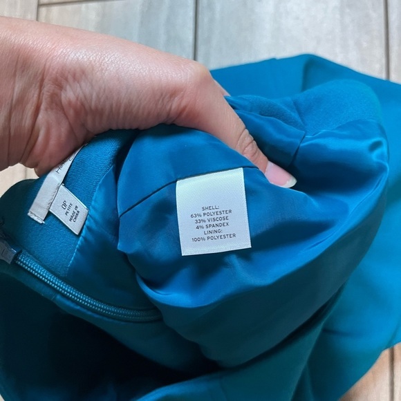 Halogen Teal Womens Pencil Skirt Size 0P - Picture 6 of 6